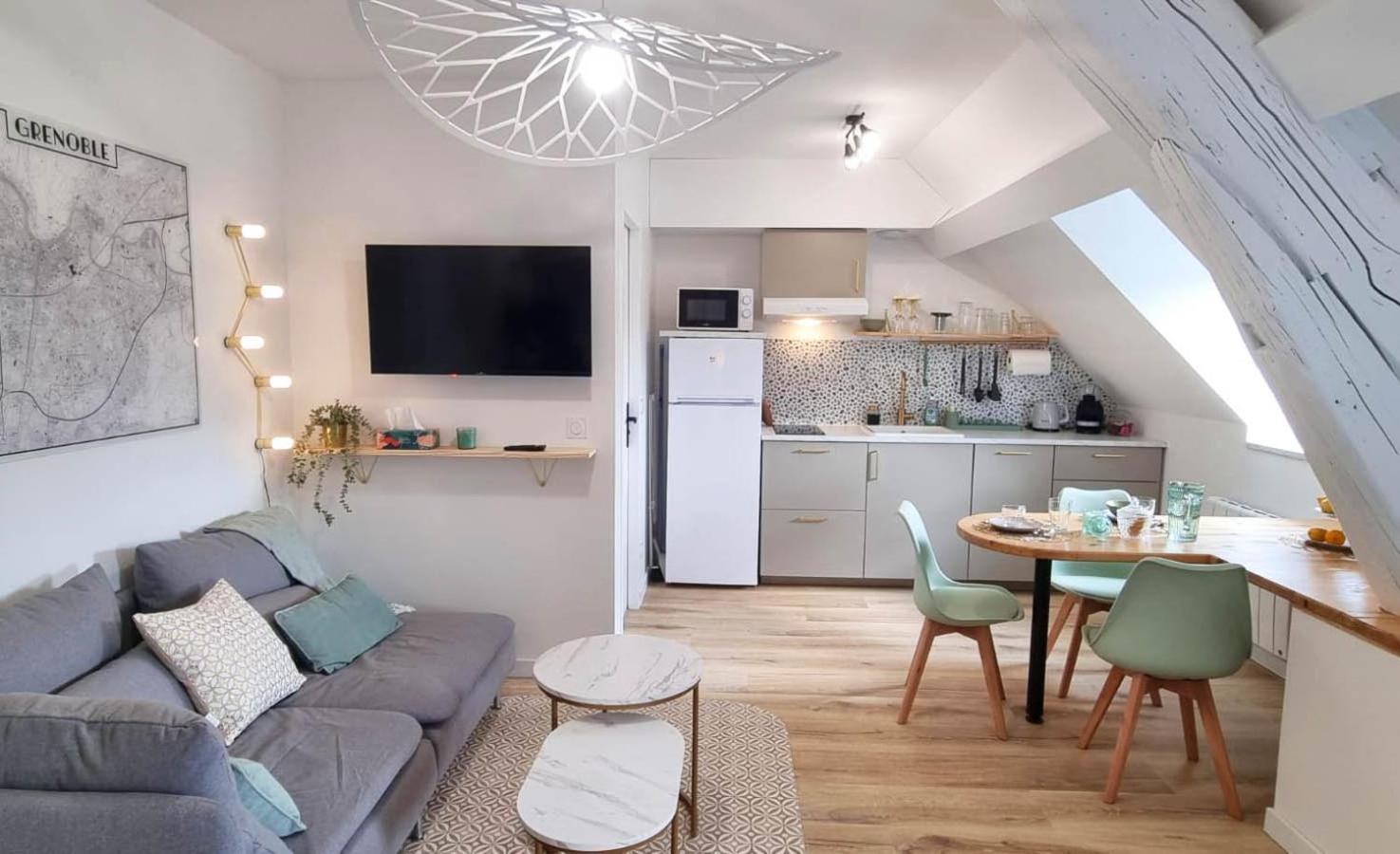Appartement Hagaki Vue Panoramique Proche Gare Netflix Grenoble Extérieur photo