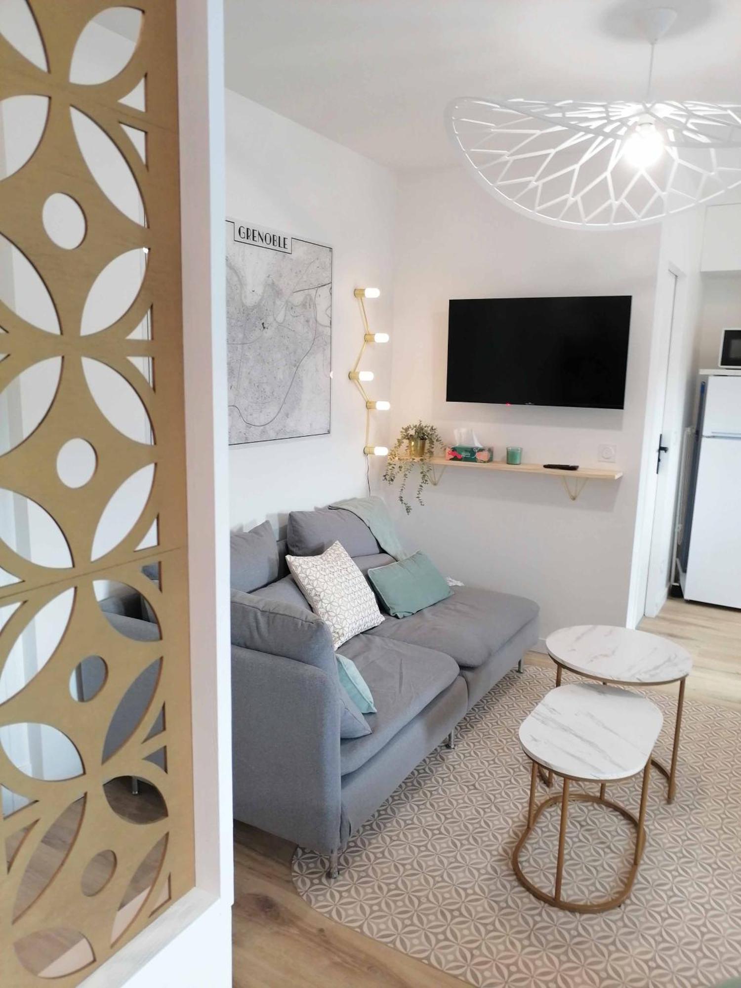 Appartement Hagaki Vue Panoramique Proche Gare Netflix Grenoble Extérieur photo