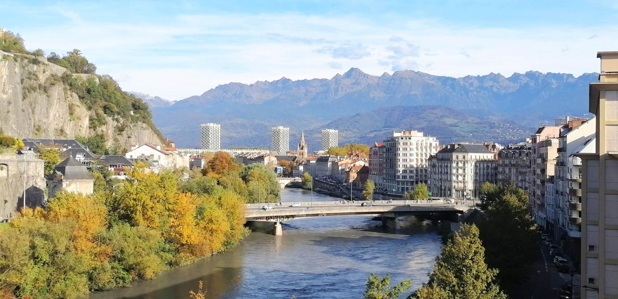 Appartement Hagaki Vue Panoramique Proche Gare Netflix Grenoble Extérieur photo